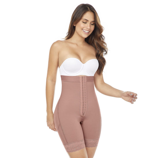 Fajas MariaE RA004 Women Tummy Control Open Bust Girdle Compression –  Curved By Angeliques