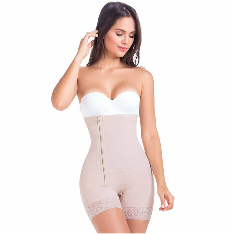 Daily Use Strapless Girdle Short Colombian Fajas MariaE 9143