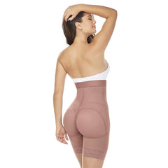 High Waisted Shaper Shorts Butt Lift High Compression Front Hooks Fajas Colombianas MARIAE TPD0530