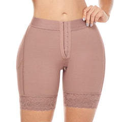 Low Rise Shapewear Shorts with Zippered Crotch High Compression Fajas Colombianas MARIAE SPD0530