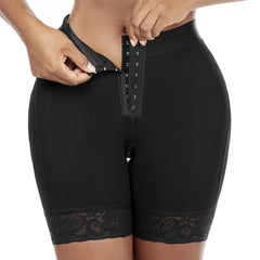 Low Rise Shapewear Shorts with Zippered Crotch High Compression Fajas Colombianas MARIAE SPD0530