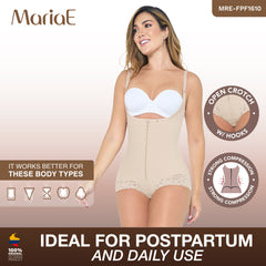 Pospartum Hiphugger Shapewear Bodysuit Fajas Colombianas MARIAE FPF1610