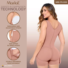 Stage 2 Post Surgery Postpartum Shapewear Bodysuit Side Zipper Fajas Colombanas MARIAE FPL3330