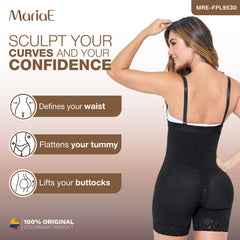 Postpartum Shapewear Bodysuit Short Open Bust Side Zipper Fajas Colombianas MARIAE FPL9530