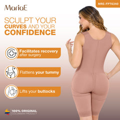 Stage 2 Postpartum Post Surgery Shapewear Bodysuit Mid Thigh Fajas Colombianas MARIAE FPT6340