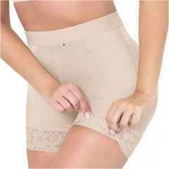 High Waisted Shapewear Shorts for Women Butt Lift Triconet Fajas Colombianas MARIAE SBN0130