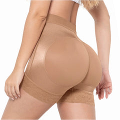 High Waisted Shapewear Shorts for Women Butt Lift Triconet Fajas Colombianas MARIAE SBN0130