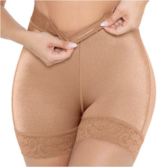 High Waisted Shapewear Shorts for Women Butt Lift Triconet Fajas Colombianas MARIAE SBN0130