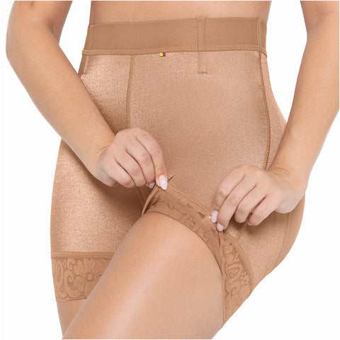 High Waisted Shapewear Shorts for Women Butt Lift Triconet Fajas Colombianas MARIAE SBN0130