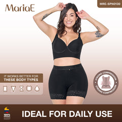 High Waisted Butt Lifter Shaper Shorts High Compression Fajas Colombianas MARIAE SPN0130