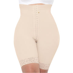 High Waisted Shaper Shorts Butt Lift High Compression Front Hooks Fajas Colombianas MARIAE TPD0530