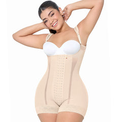 MARIAE XPC1320 Tummy Control Shapewear Bodysuit for Women Ultra Compression Colombian Fajas Colombianas