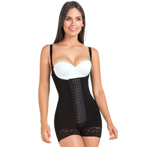 0710 Fajas Colombianas Reductoras Y Moldeadoras Post Surgery Compression  Garment Full Body Shaper For Women
