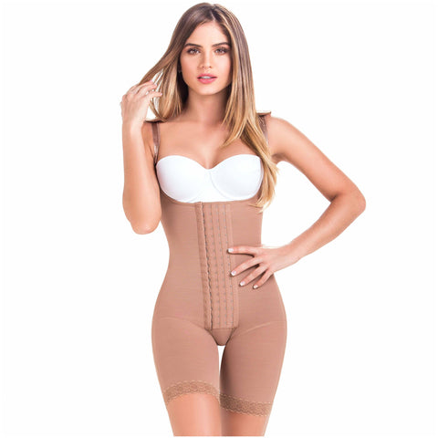  Fajate Virtual Sensuality Colombian Post-Surgery Postpartum  Body Shaper Girdle #435 Thin/Removable Straps (2XLarge, Rose) : Clothing,  Shoes & Jewelry