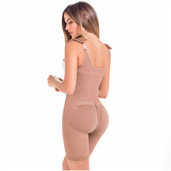 Fajas MariaE 9182T | Butt Lifting Shapewear with Shoulder Pads | Daily - Postpartum and Postsurgery Use
