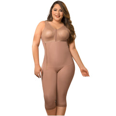 Mariae FQ102 Fajas Colombianas Reductoras Post Surgical Built-in Bra  Shapewear for Women Beige 3XL