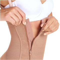 Fajas MariaE 9442 | Capri Full Body Shaper for Women | Butt Lifter & Tummy Control Post Surgery Girdle