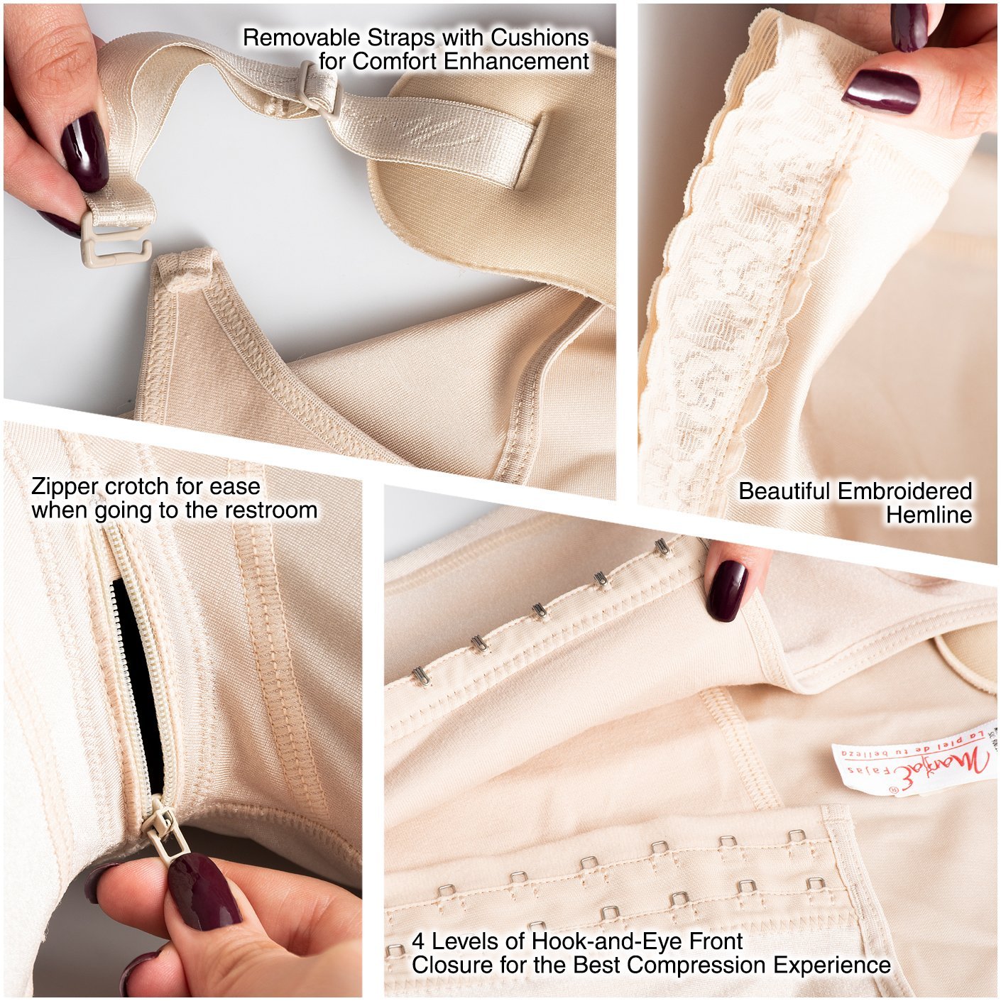 Fajas Colombianas After Surgery Colombian Capri Shapewear MariaE 9702